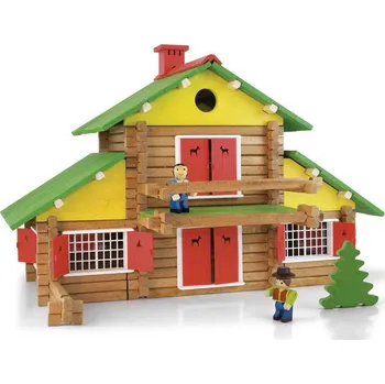 Dřevěná hračka Jeujura Dřevěná stavebnice 240 dílů