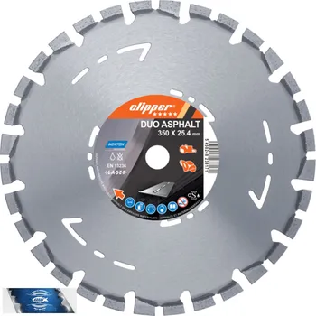 Řezný kotouč 350x25,4 mm diamantový kotouč na asfalt DUO ASPHALT