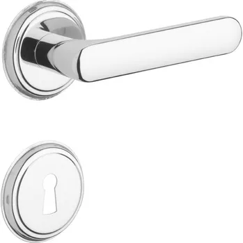 Dveřní kování ROSTEX dveřní kování EXCLUSIVE/S Provedení: Knoflík PZ (klika/knoflík pro FAB), Povrch: Nerez chrom (0100)