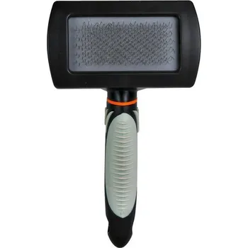 Péče o srst a drápky Trixie plastový finišák s protiskluzovou rukojetí 10x17 cm 