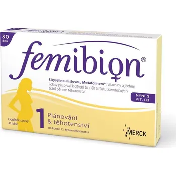 Femibion 1 s vitamínem D3 30 tbl.