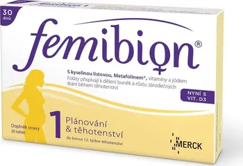 Femibion 1 s vitamínem D3 30 tbl.