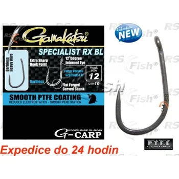 Rybářský háček Gamakatsu G-Carp Specialist RX BL 4