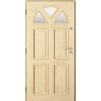 Vchodové dveře Vchodové dveře Safir dřevěné 80 L smrk
