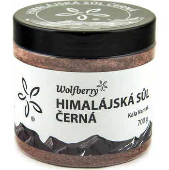 Kuchyňská sůl Wolfberry Himalájská sůl černá Kala Namak 700 g