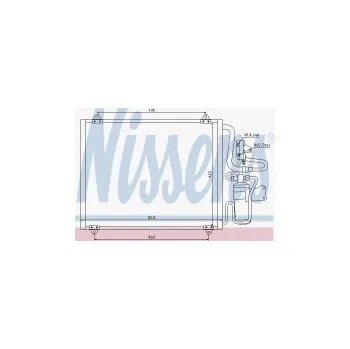 Chladič motoru Chladič klimatizace NISSENS 94441