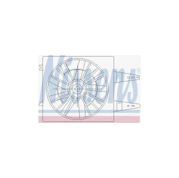 Motor automobilu Ventilátor chladiče NISSENS 85460