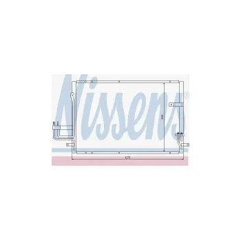 Chladič motoru Chladič klimatizace NISSENS 94638