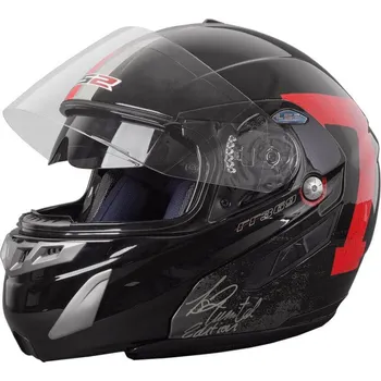 Helma na motorku LS2 Delta gloss black