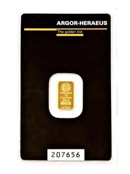 Argor Heraeus Zlatý slitek 1 g