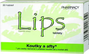 Přírodní produkt Pharmacy Laboratories Lips tablety koutky a afty 30 tbl.