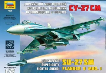 Plastikový model Zvezda SU-27SM 1:72