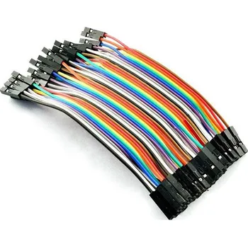 Vývojová deska DuPont kabel F-F - 40x, 10 cm