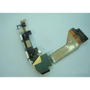 OEM iPhone4 systémový konektor s flex kabelem - bílý