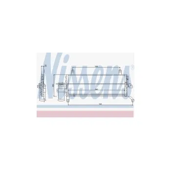 Chladič motoru Chladič klimatizace NISSENS 94221