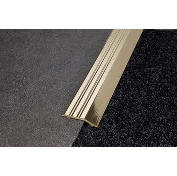 Stavební profil Náběhová lišta Profilpas samolepící 44x12 mm bronz 2,7 m