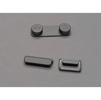 OEM iPhone 5S šedý set tlačítek (volume, mute a power button)