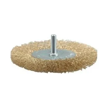 Brusný kotouč Drátěný okružní boční kartáč se stopkou do vrtačky kolíkové brusky , 7