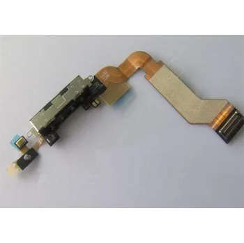 OEM iPhone 4S systémový konektor s flex kabelem - černý