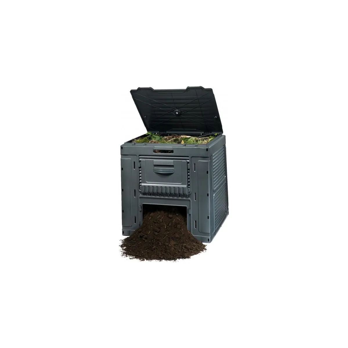 Foto Kompostér Keter E-kompostér s podstavcem 470 l antracit - Zbozi.cz