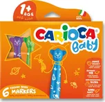 Carioca Baby Teddy Marker 6 barev