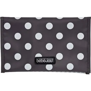 Kosmetická taška Bébéjou Pouzdro na plenku Bébé-Jou Grey Dots šedý puntík