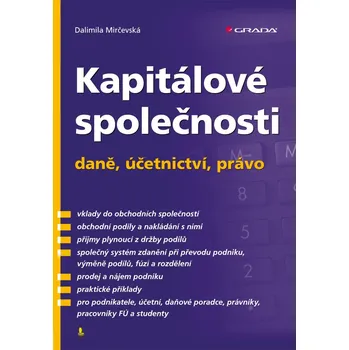 Kapitálové společnosti - daně, účetnictví, právo