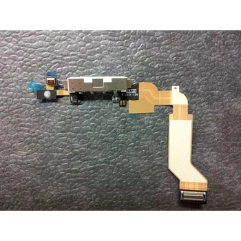 OEM iPhone 4S systémový konektor s flex kabelem - bílý