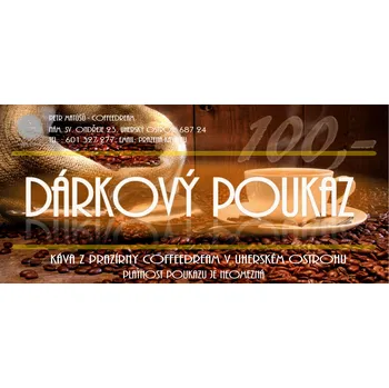 Dárkový potravinový koš COFFEEDREAM | DÁRKOVÝ POUKAZ V HODNOTĚ 100Kč Poukaz 100 KP1
