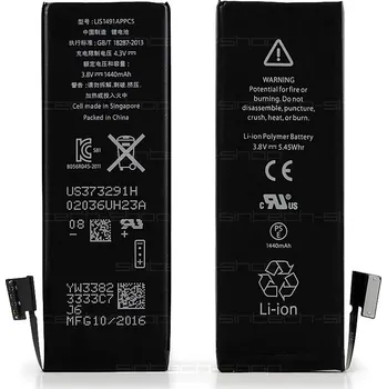 Baterie pro mobilní telefon SINTECH© Premium iPhone 5 baterie Premium