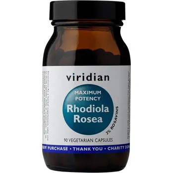Přírodní produkt Viridian Rhodiola Rosea Maximum potency 90 cps.
