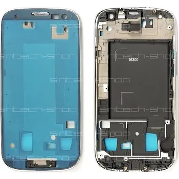 OEM Samsung Galaxy S3 i9300 přední rám, stříbrný