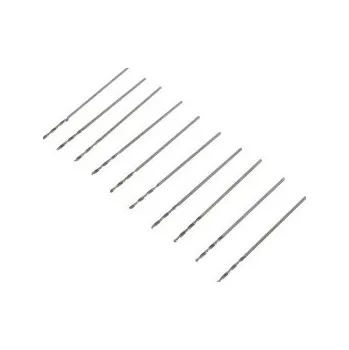 Vrták 1,6mm HSS válcová stopka sada 10ks