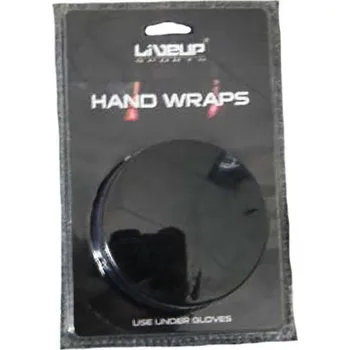 LiveUp Bandáž box bavlna 5 m x 4,6 cm černá Bandáž na box a MMA LiveUp Bandáž box bavlna 5 m x 4,6 cm černá