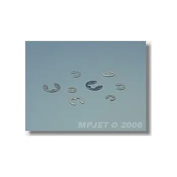 RC náhradní díl MPJet 0753 pojistný třmenový kroužek 3,2mm 10ks