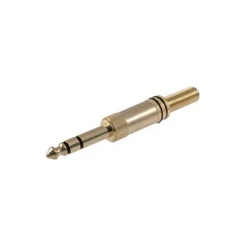 Audio kabel goobay Konektor stereo jack 6,3 M, zlacený K2899