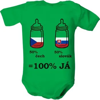 Kojenecký body Dětské body s potiskem 100% já dětské