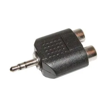 Audio redukce Redukce jack 3.5 samec na 2x CINCH samice