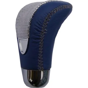 Hlavice řadicí páky Rukojeť řadící páky modrá/chrom