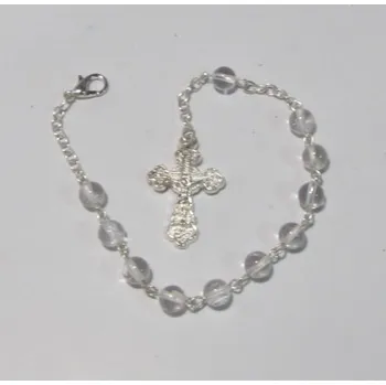 Náhrdelník Auto růženec křišťál