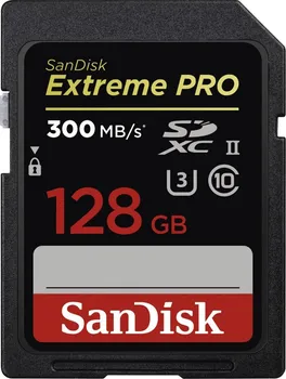 paměťová karta SanDisk Extreme Pro SDXC 128 GB Class 10 UHS-II U3 (SDSDXPK-128G-GN4IN)