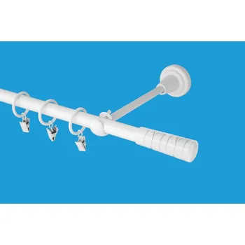 Garnýž Garnýž kovová 160 cm jednořadá 16 torino bílá