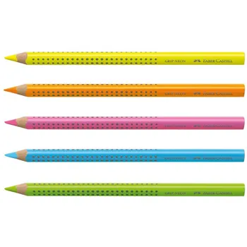 Výtvárné potřeby Faber-Castell Colour Grip Jumbo neon