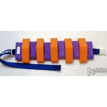 Plovací pás DENA PLAVECKÝ PÁS 11 dílků - oranžovo-fialový