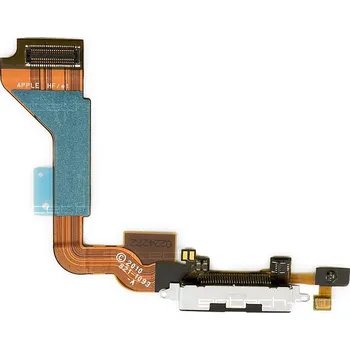 OEM iPhone4 systémový konektor s flex kabelem - černý