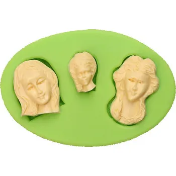 Forma na pečení Silikonová formička ženské obličeje