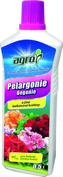 Hnojivo Agro Kapalné hnojivo pro Pelargonie a jiné balkónové květiny 0,5 l