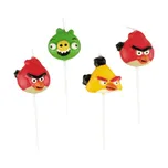 Amscan Dortové svíčky Angry Birds 4 ks