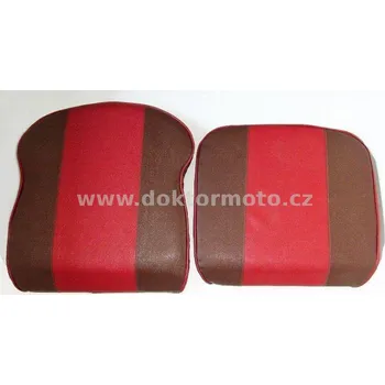 Sedlo na kolo sedlo+opěradlo - hnědo červené Sajda