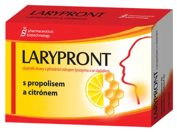 Přírodní produkt Pharmaceutical Biotechnology Larypront s propolisem a citrónem